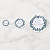 Berry Sweet Baby shower Blueberry Baby Meisje Jong Confetti (Voorkanten)