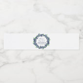 Berry Sweet Baby shower Blueberry Baby Meisje Jong Waterfles Etiket (Enkel label)