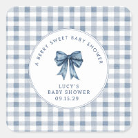 Berry Sweet Baby shower Blueberry Bow