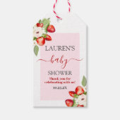 Berry Sweet Baby shower Cadeau Label Cadeaulabel (Voorkant)