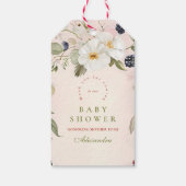 Berry Sweet Baby shower Cadeaulabel (Achterkant)