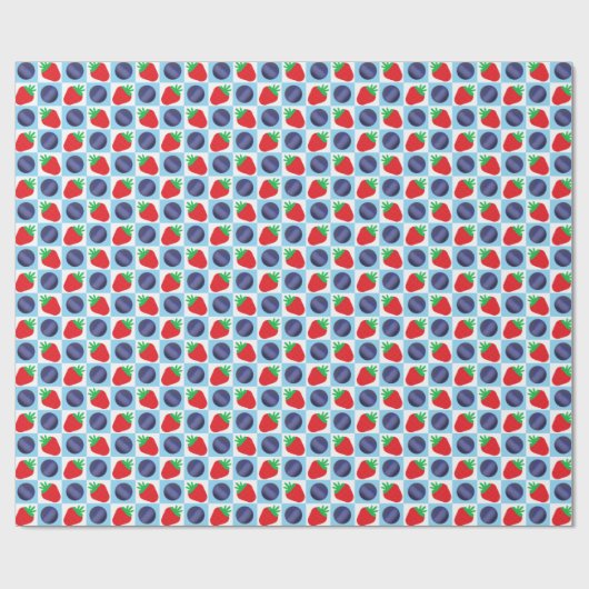 Berry Sweet Baby shower Cadeaupapier (Vlak)