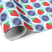 Berry Sweet Baby shower Cadeaupapier (Rol Hoek)