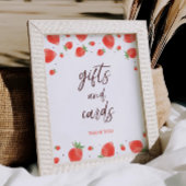 Berry Sweet Baby shower Cadeaus en Kaarten Teken Poster