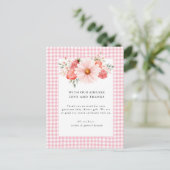 Berry Sweet Baby shower Dank je Briefkaart (Staand voorkant)