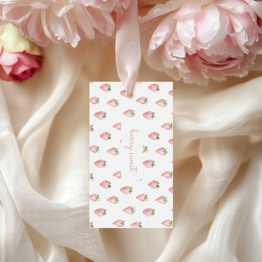 Berry Sweet Baby shower Dank je Cadeaulabel
