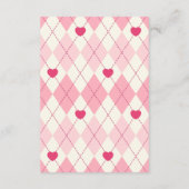 Berry Sweet Baby shower Diapper Raffle Informatiekaartje (Achterkant)