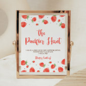 Berry Sweet Baby shower fopspeen jacht spel teken Poster