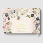 Berry Sweet Baby shower Gastenboek (Achterkant)