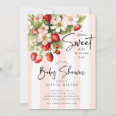 Berry Sweet Baby shower Invitation Kaart (Voorkant)