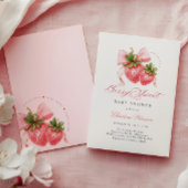 Berry Sweet Baby shower Invitation Kaart
