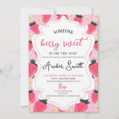 Berry Sweet Baby shower Invitation Kaart (Voorkant)