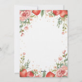 Berry Sweet Baby Shower Invitation  Kaart (Achterkant)