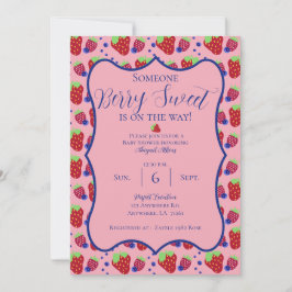 Berry Sweet Baby shower Invitation Save The Date