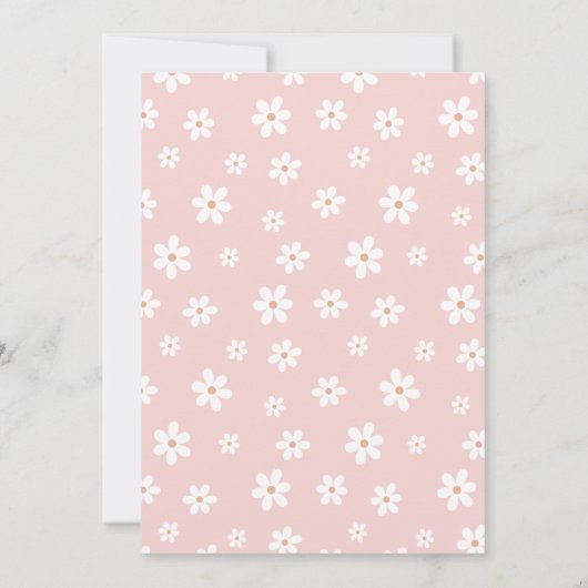 Berry Sweet Baby Shower Invite Kaart (Achterkant)