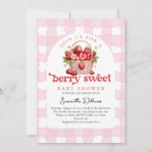 Berry Sweet Baby shower Kaart (Voorkant)