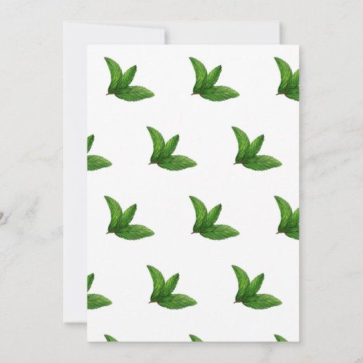 Berry Sweet Baby shower Kaart (Achterkant)