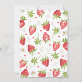 Berry Sweet Baby shower Kaart (Achterkant)