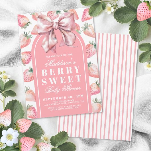 Berry Sweet Baby Shower Kaart