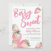 Berry Sweet Baby shower Kaart (Voorkant)