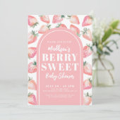 Berry Sweet Baby shower Kaart (Staand voorkant)