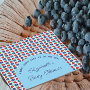 Berry Sweet Baby shower Kartonnen Onderzetters
