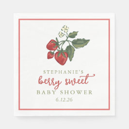 Berry Sweet Baby Shower Napkin Servet