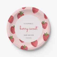 Berry Sweet Baby shower Papier Bord