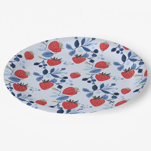 Berry Sweet Baby shower Papier Bord (Gekanteld)