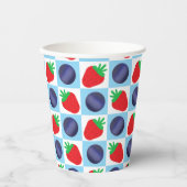 Berry Sweet Baby shower Papieren Bekers (Voorkant)