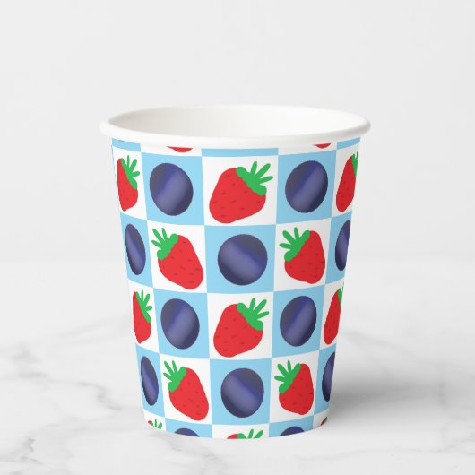 Berry Sweet Baby shower Papieren Bekers (Voorkant)