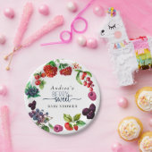 Berry Sweet Baby shower Papieren Bordje (Feest)