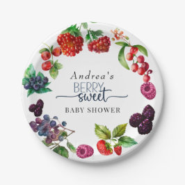 Berry Sweet Baby shower Papieren Bordje