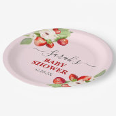 Berry Sweet Baby shower Papieren Bordje (Gekanteld)