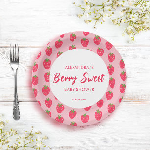 Berry Sweet Baby shower Papieren Bordje