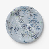 Berry Sweet Baby shower Papieren Bordje (Voorkant)