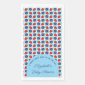 Berry Sweet Baby shower Papieren servetten (Voorkant)
