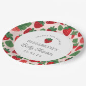 Berry Sweet Baby shower picknick Papieren Bordje (Gekanteld)