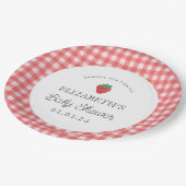 Berry Sweet Baby shower picknick Papieren Bordje (Gekanteld)