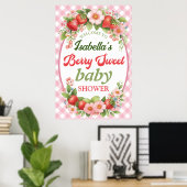 Berry Sweet Baby shower Poster (Thuiskantoor)