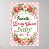 Berry Sweet Baby shower Poster (Voorkant)