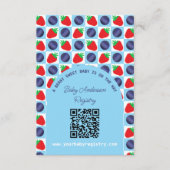 Berry Sweet Baby shower Registry Informatiekaartje (Voorkant)