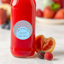 Berry Sweet Baby shower Ronde Sticker