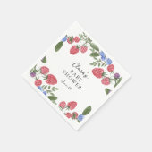 Berry Sweet Baby shower Servet (Hoek)