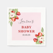 Berry Sweet Baby shower servetten (Voorkant)