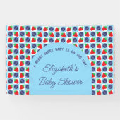 Berry Sweet Baby shower Spandoek (Horizontaal)