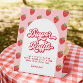 Berry Sweet Baby shower Spel Luier Raffle Reclamebord Met Voetstuk