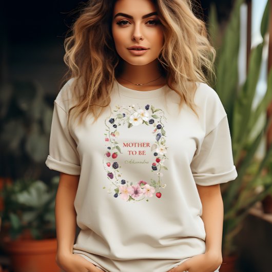 Berry Sweet Baby shower T-shirt