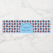 Berry Sweet Baby shower Waterfles Etiket (Enkel label)