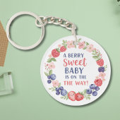 Berry Sweet Baby shower Waterverf Sleutelhanger